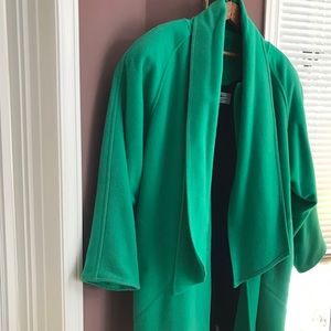 Vintage Mint Green Wool Coat